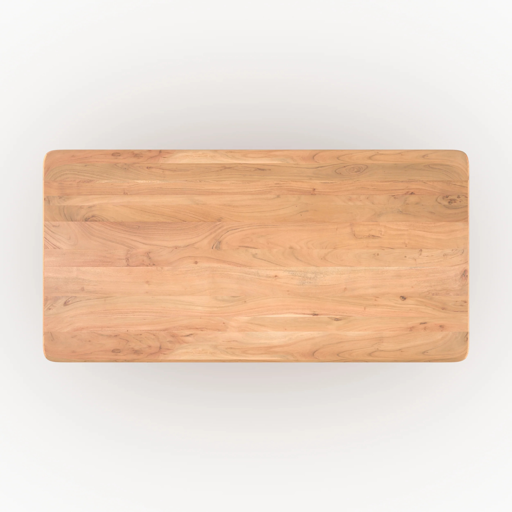 Table rectangulaire en bois massif d'acacia 6 places - June