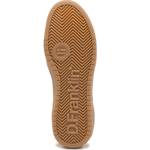 Zapatillas Bajas de Mujer de Piel y Forro Técnico Estampado Vaca Rebel