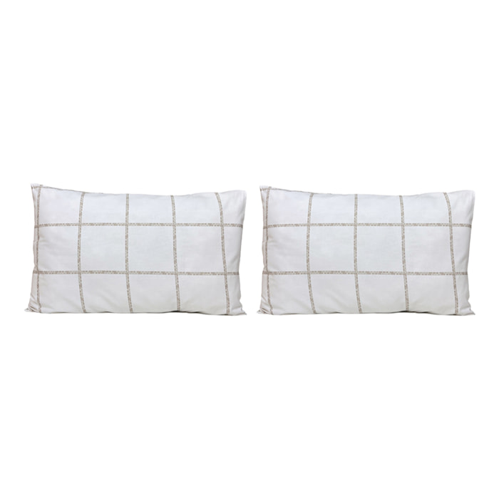 2 Fundas de almohada El Caballo 50x75 cm LEVIATAN B Lino - 100% algodón -