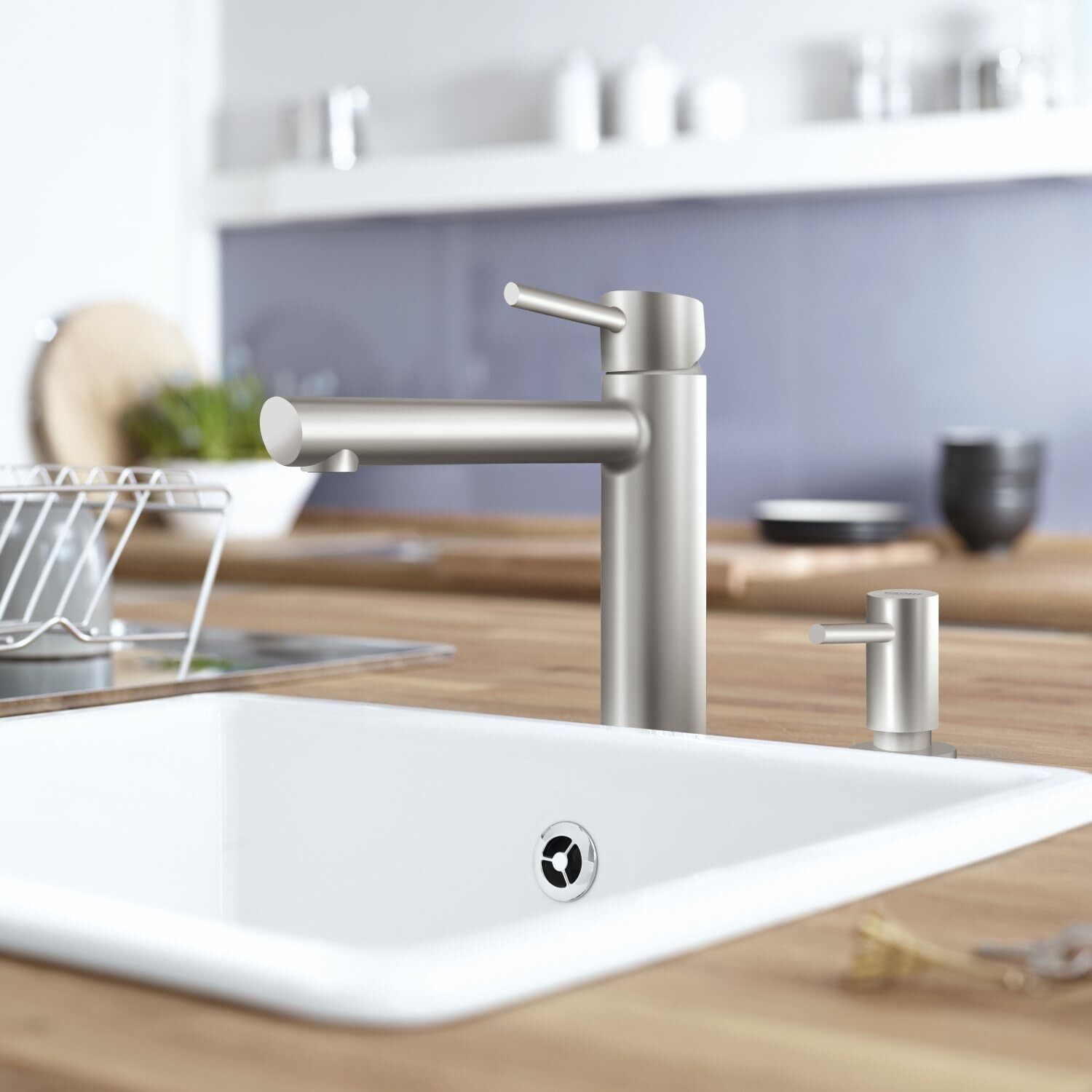 GROHE Mitigeur monocommande évier cuisine finition Supersteel