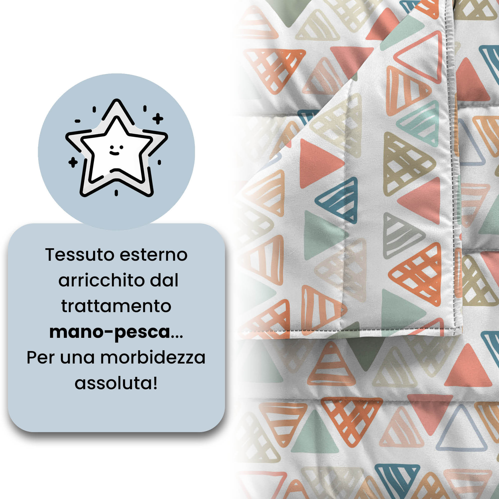 TRAPUNTINO ESTIVO BASIC, 100gr - Made in Italy - MATRIMONIALE