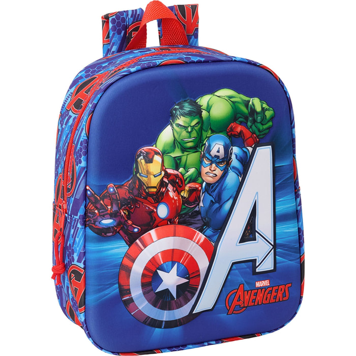 Mochila guarderia 3d avengers 3d