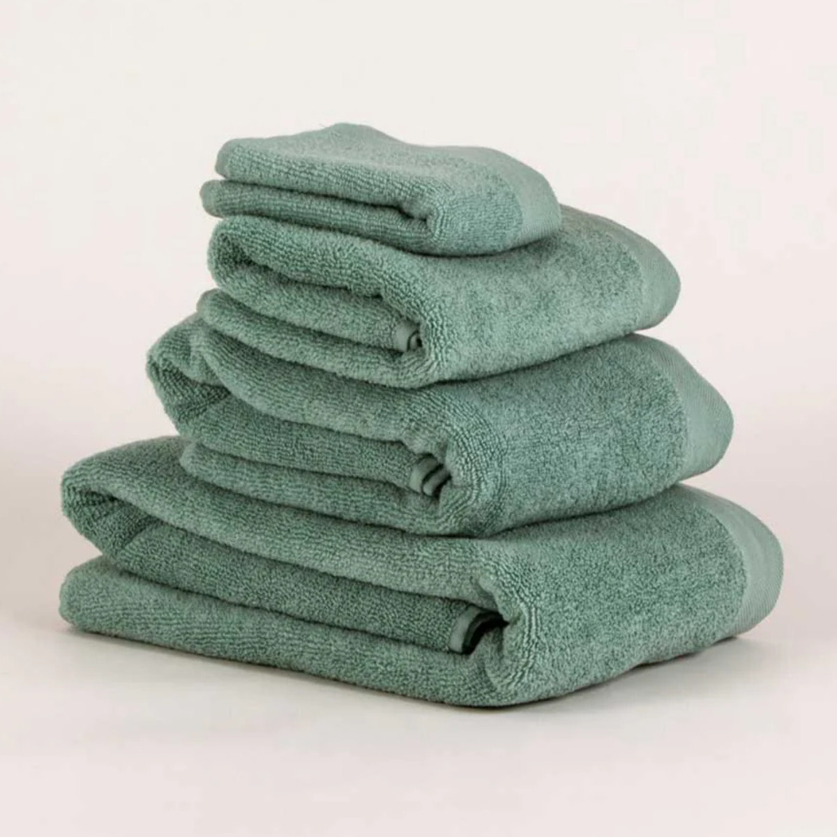 Toalla de baño 400gr doble rizo verde tiffany