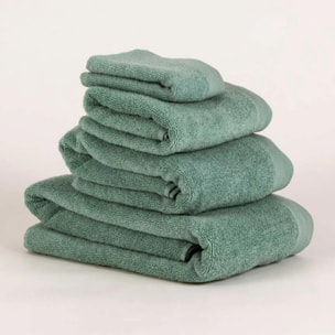 Toalla de baño 400gr doble rizo verde tiffany