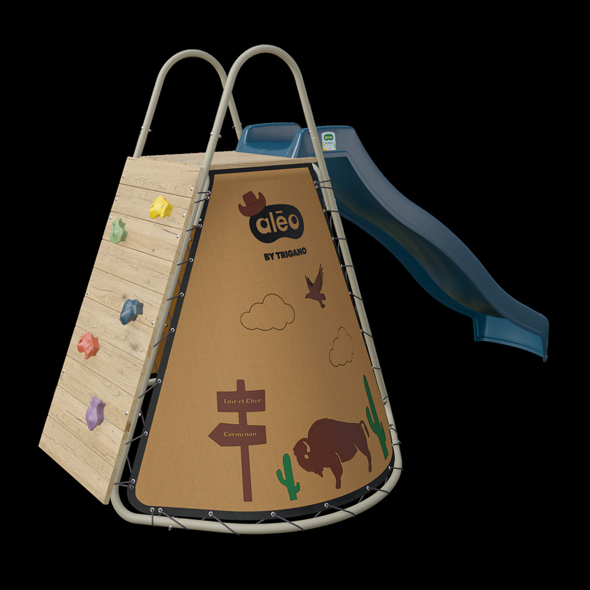 Toboggan Tipi APACHE 2,22 m 3-14 ans