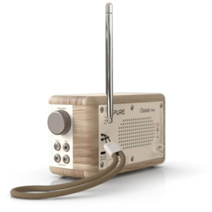 Radio DAB PURE Classic Mini Cotton White/Oak