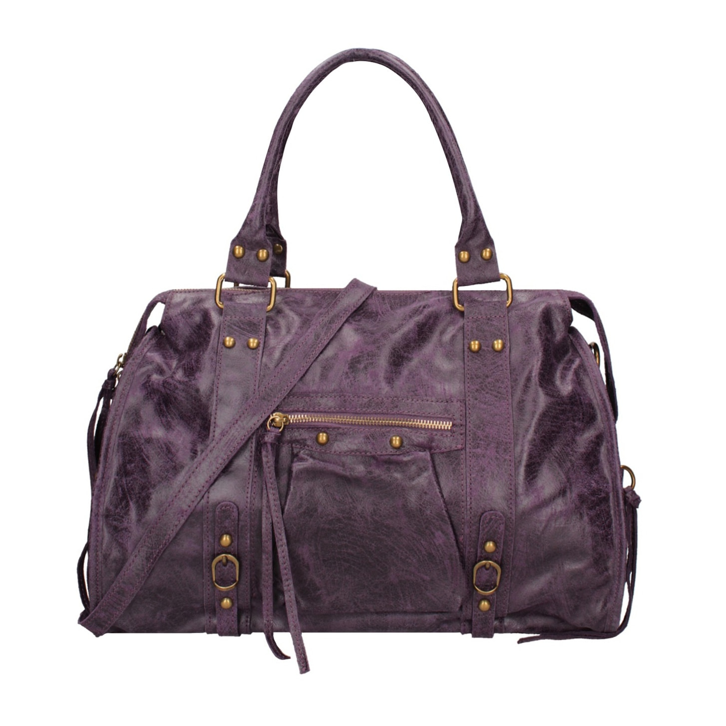 Borsa a spalla da donna - Modello Clara - Vera pelle - 41.0 x 28.0 x 13.0 cm