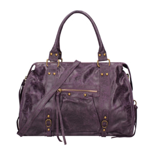 Borsa a spalla da donna - Modello Clara - Vera pelle - 41.0 x 28.0 x 13.0 cm