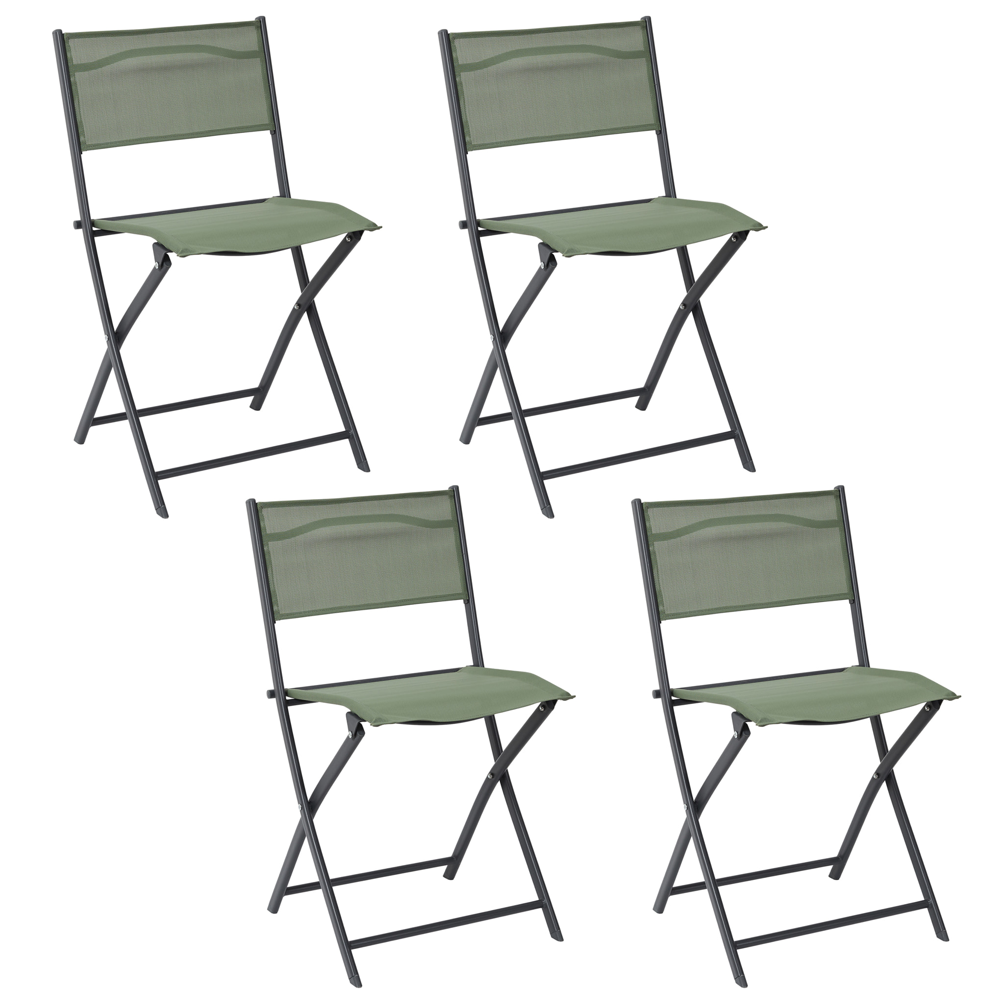 Chaise Elba Gris - Lot De 4