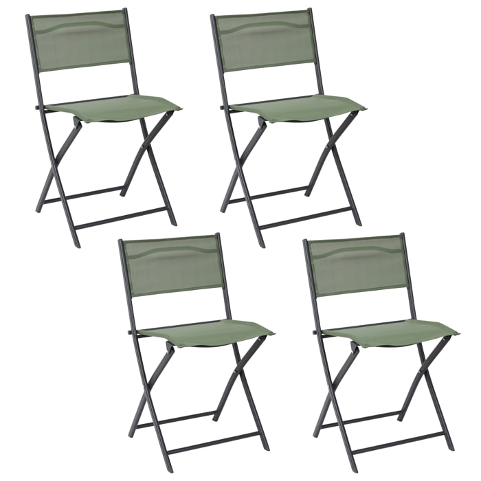 Chaise Elba Gris - Lot De 4