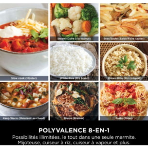 Cuiseur riz NINJA Foodi MC1101EU 6 L, 8 modes de cuisson