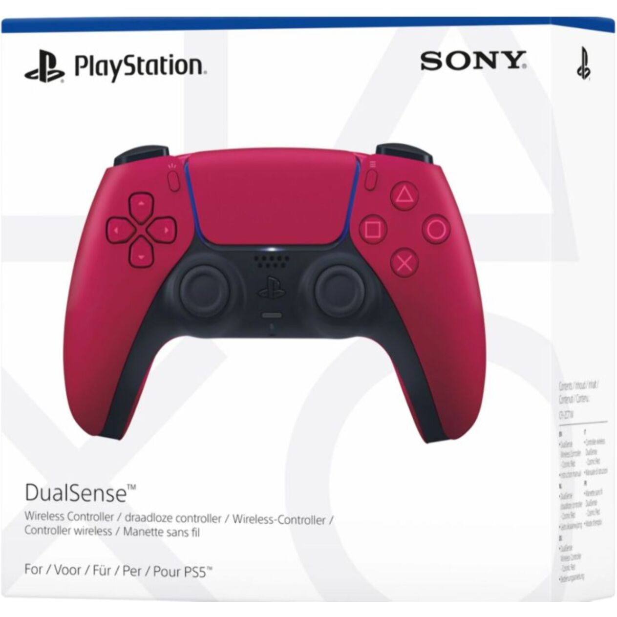 Manette SONY DUALSENSE COSMIC RED V3
