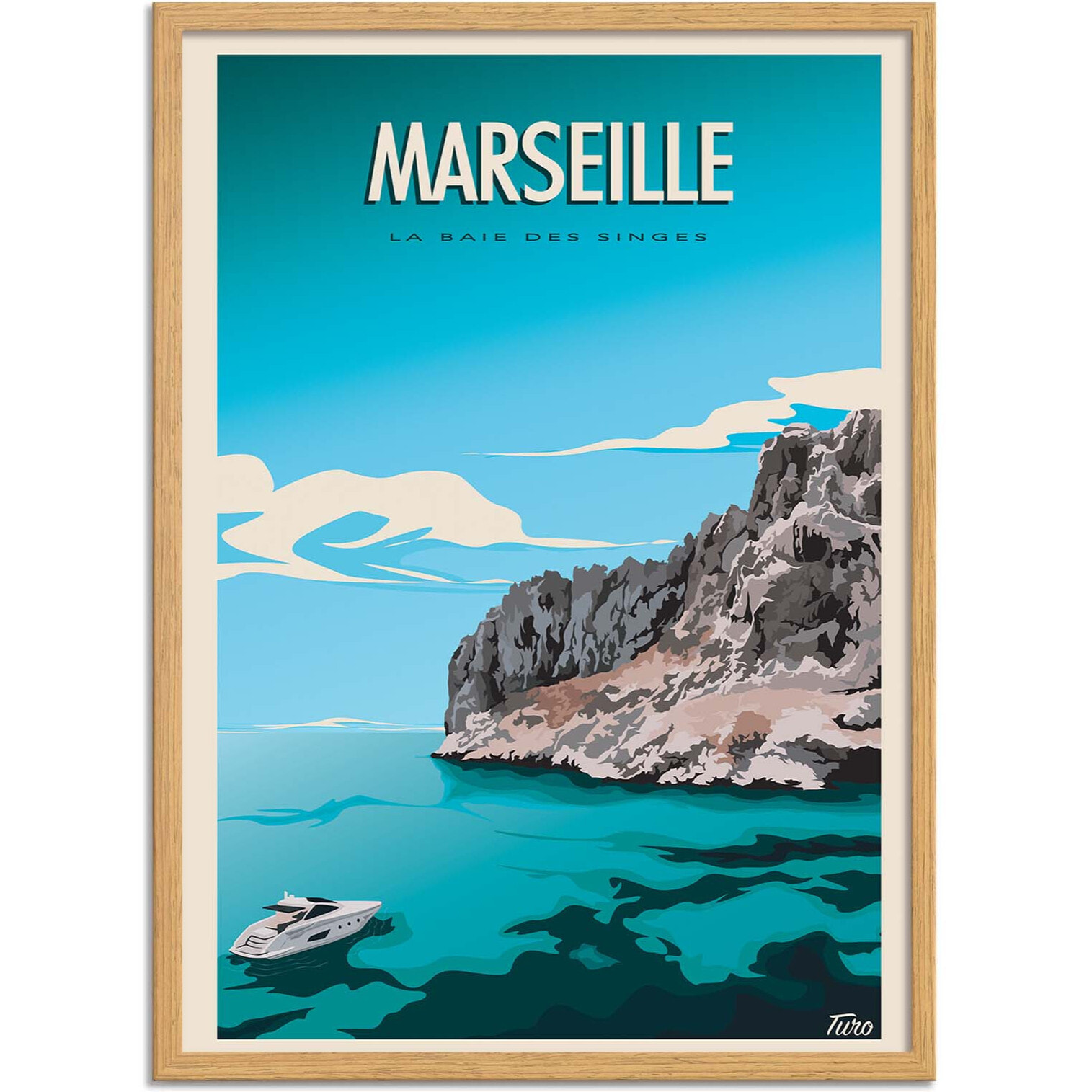 Affiche - Marseille - Turo Memories Studio