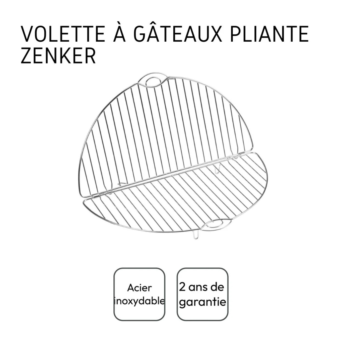 Présentoir à gâteaux pliable 32 cm Zenker Smart Pastry