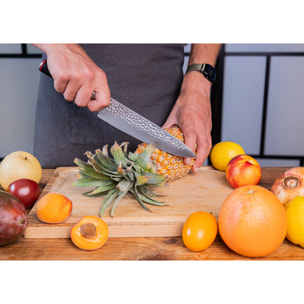 Coltello da cuoco martellato "Gyuto" | acciaio 440C | L: 20 cm