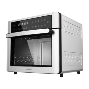 Horno Freidora de Aire Caliente Bake&Fry 3000 Touch Steel. 1600 W, 30 Litros, Co