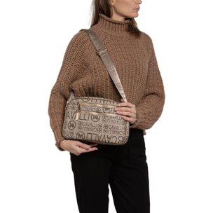 Borsa a tracolla  da donna ecopelle Prodotto Vegano 18x27x10 cm