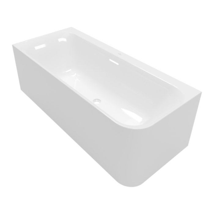 Baignoire semi-îlot d'angle VILLEROY & BOCH Loop & Friends version gauche