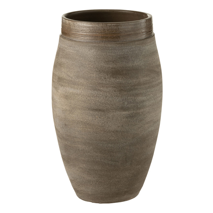 J-Line vase Gio - céramique - marron - small