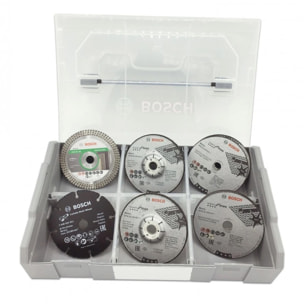 Coffret mini L-Boxx + 9 disques Ø76 mm - BOSCH - 061599764G