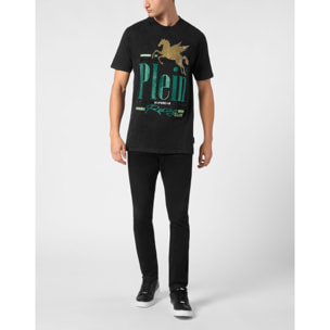 PHILIPP PLEIN T-Shirt Round Neck RACING