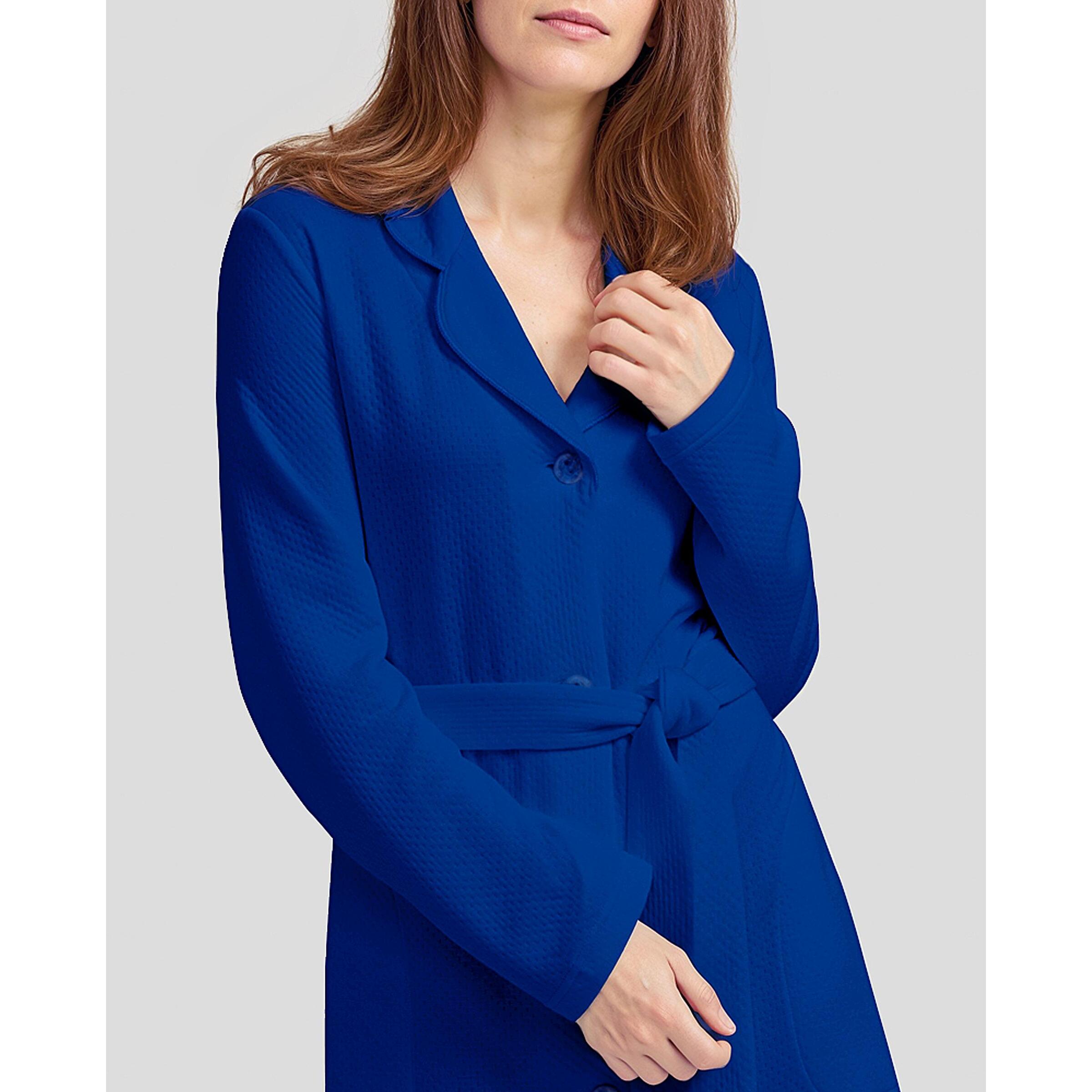 Bata corta azul
