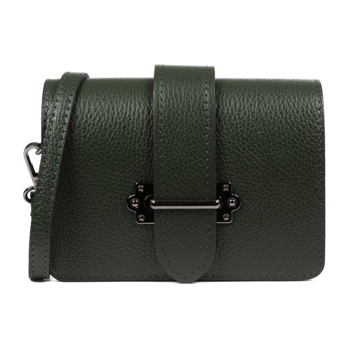 Camelia Borsa a tracolla Donna.Pelle autentica Dollaro