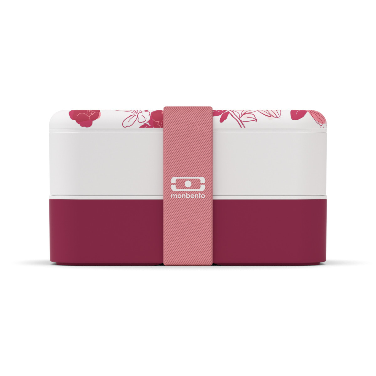 Set repas lunch box 2 étages 1L graphic Magnolia + accessoires