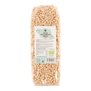PLANETA HUERTO | Soja Texturizada Media Ecológica 200 g | Textura Perfecta para Platos Veganos y Guisos Sustanciosos |