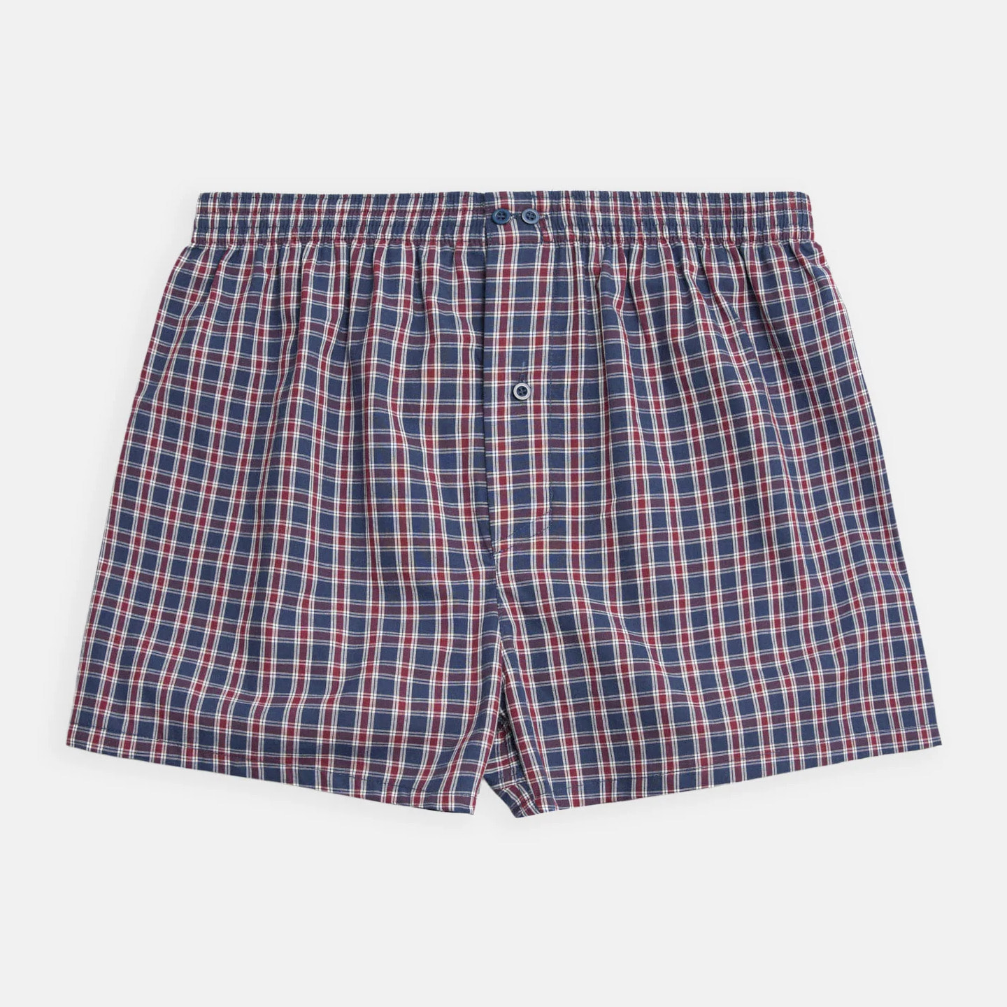 Apertura in tessuto boxer con stampa a quadri