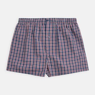 Apertura in tessuto boxer con stampa a quadri