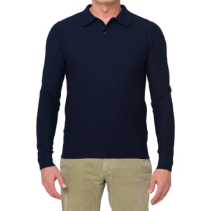 Maglia polo Hot Buttered Ashmore blu navy