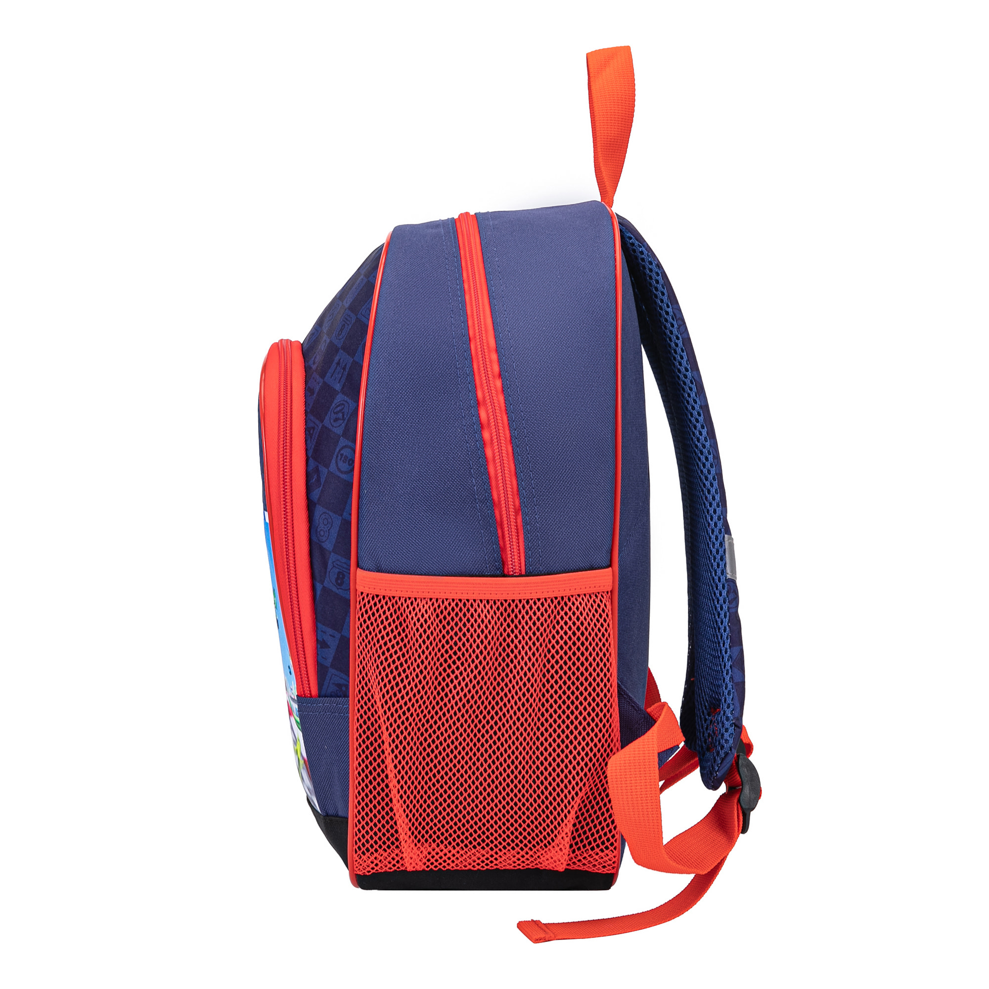 Super Mario Kart Mochila. 2 bolsillos laterales. Espaldera acolchada.