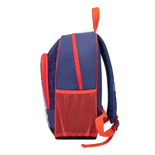 Super Mario Kart Mochila. 2 bolsillos laterales. Espaldera acolchada.