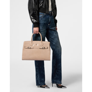 PHILIPP PLEIN Big Shopper Bag Cocco