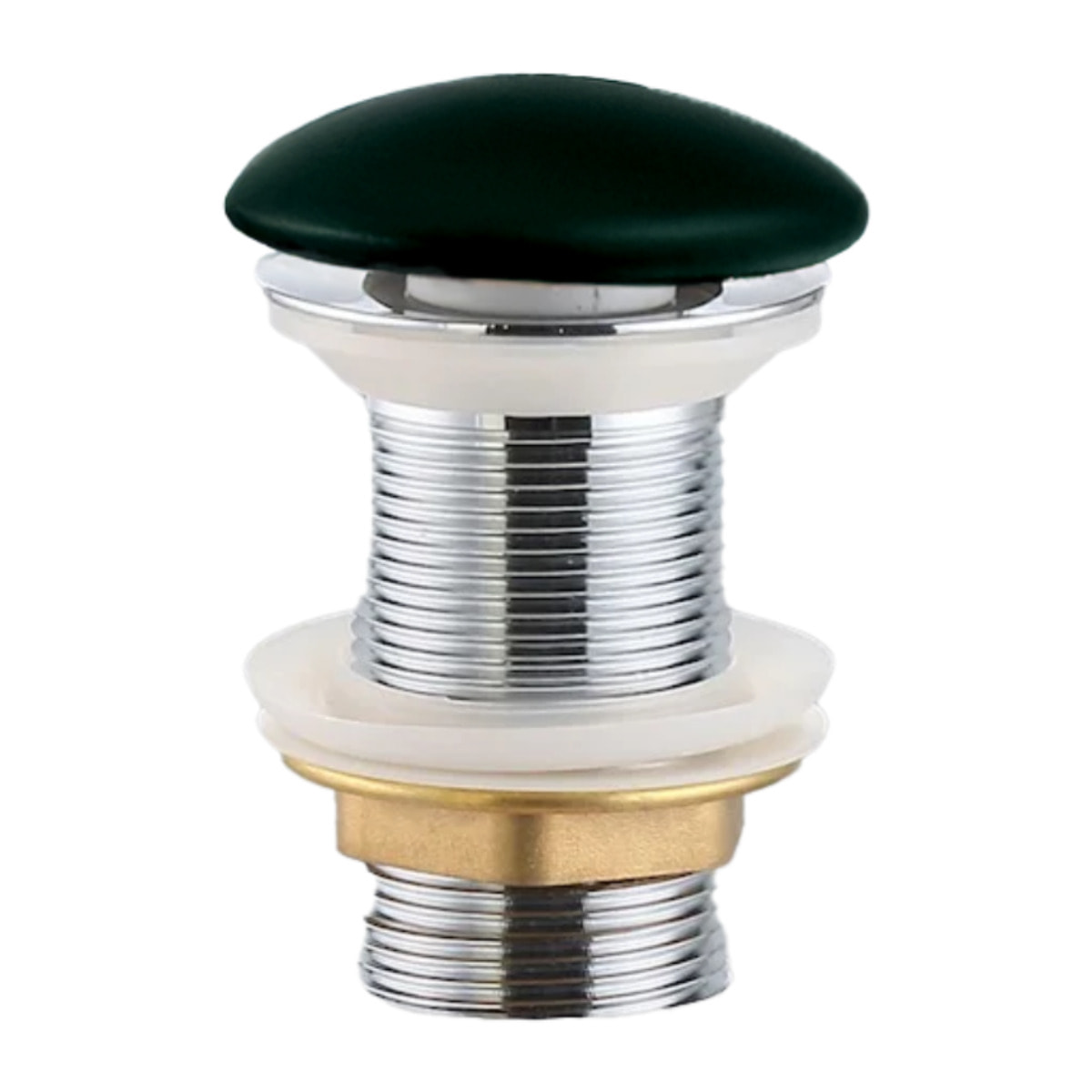 PixL bonde à écoulement libre 5/4 " sans trop plein pour lavabos et vasques, vert mat (CEPXPLUGGEM)