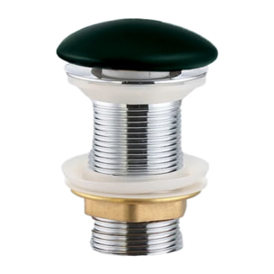 PixL bonde à écoulement libre 5/4 " sans trop plein pour lavabos et vasques, vert mat (CEPXPLUGGEM)