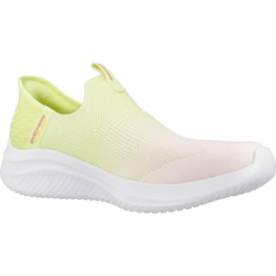 Sneakers De  Mujer Slip Ins: Ultra Flex 3.0 Amarillo