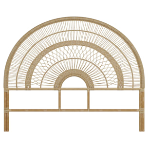 Tête de lit en rotin naturel 160 cm - Astéria