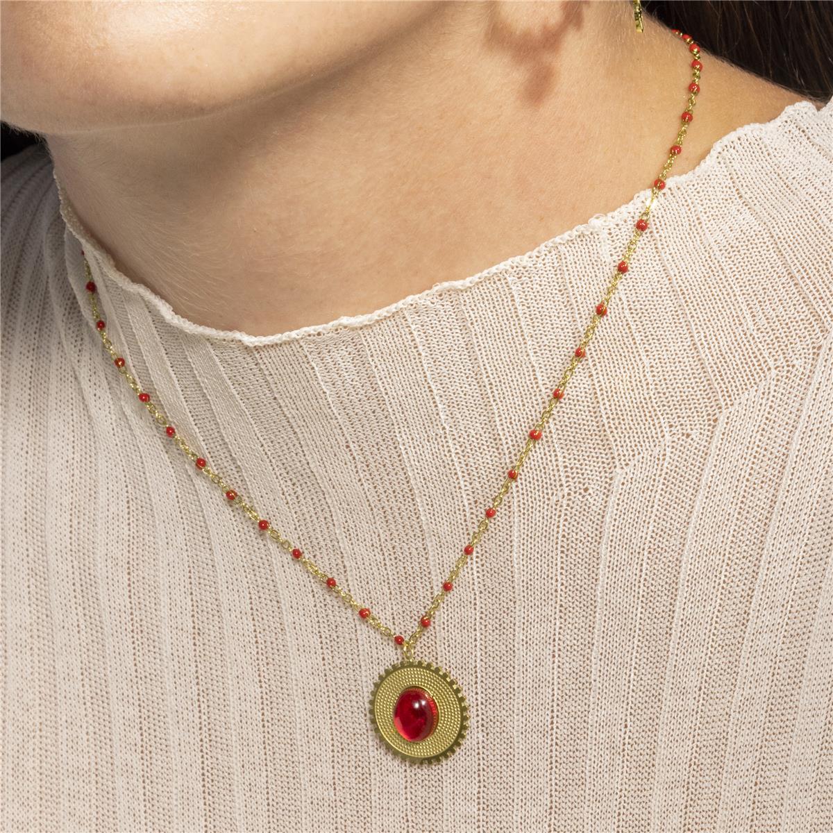 Collar Lux by Lux acabado oro 18k