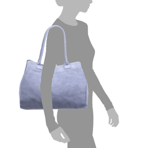 Annagrazia Borsa Shopper Donna.Pelle autentica Camoscio