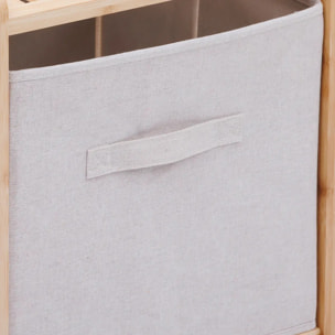 Etagère 2 niveaux Tidy Box bois clair