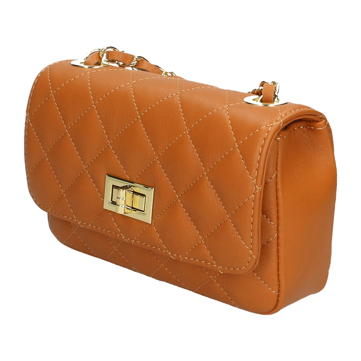 Chicca Borse Borsetta Clutch Cuoio