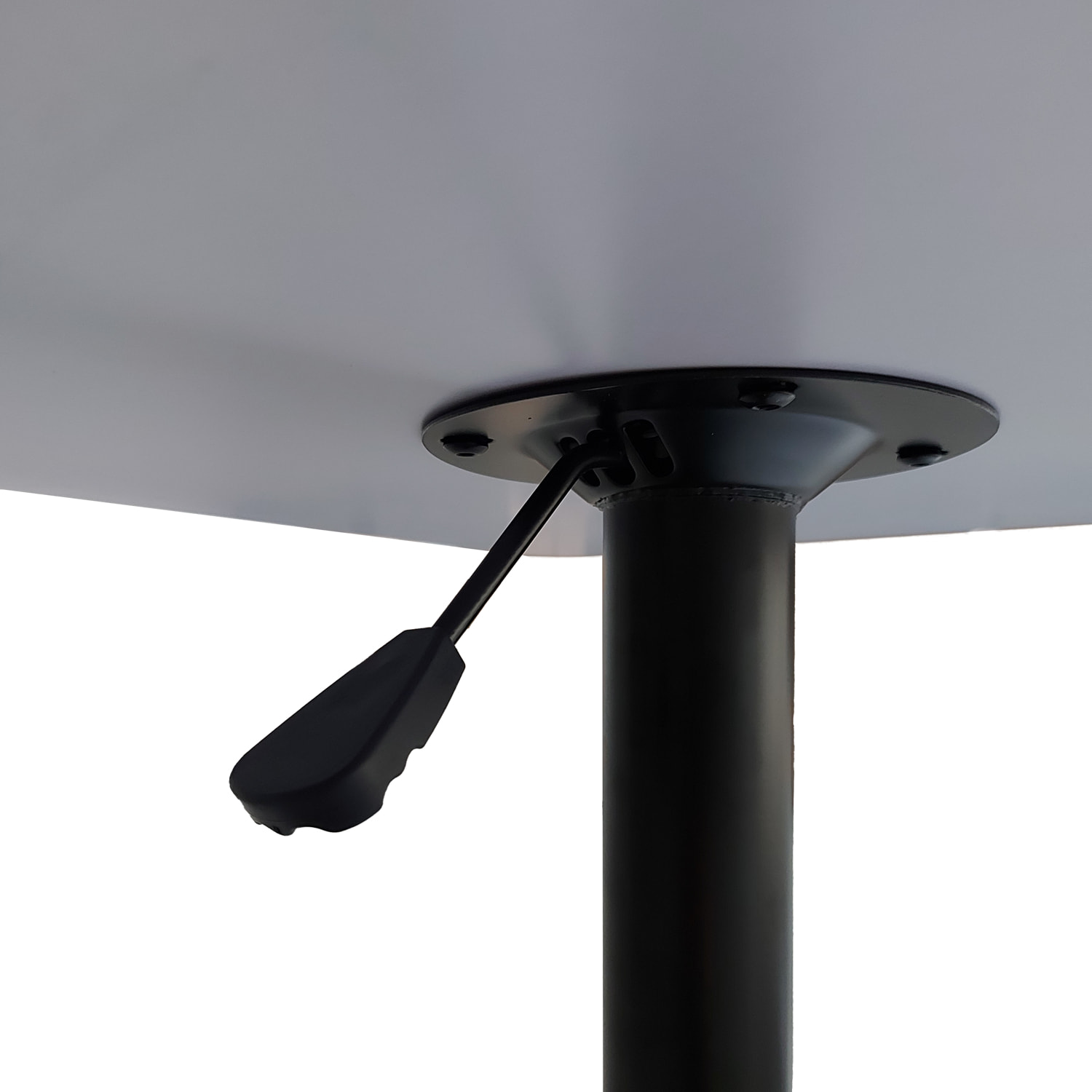 Table de bar carrée noire LUKE