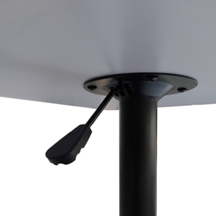 Table de bar carrée noire LUKE