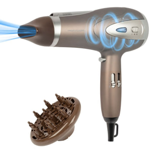 Sèche-cheveux professionnel 2200W marron Proficare PC-HTD3113-Marron