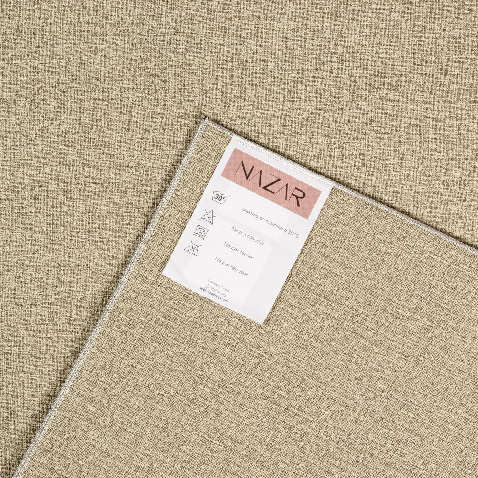 NAZAR RUGS - Stampa - tapis salon motif abstrait antidérapant et lavable en  machine à 30°C, gris