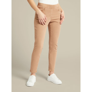 Elena Mirò - Jeggings de drill elástico - Beige