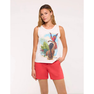 Camiseta Tirantes Blanco - Yasuri