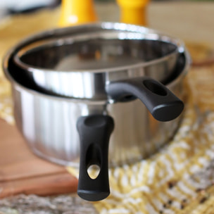 Casserole en acier inoxydable 20cm - tous feux FIRST